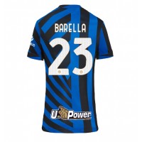 Camiseta Inter Milan Nicolo Barella #23 Primera Equipación para mujer 2024-25 manga corta